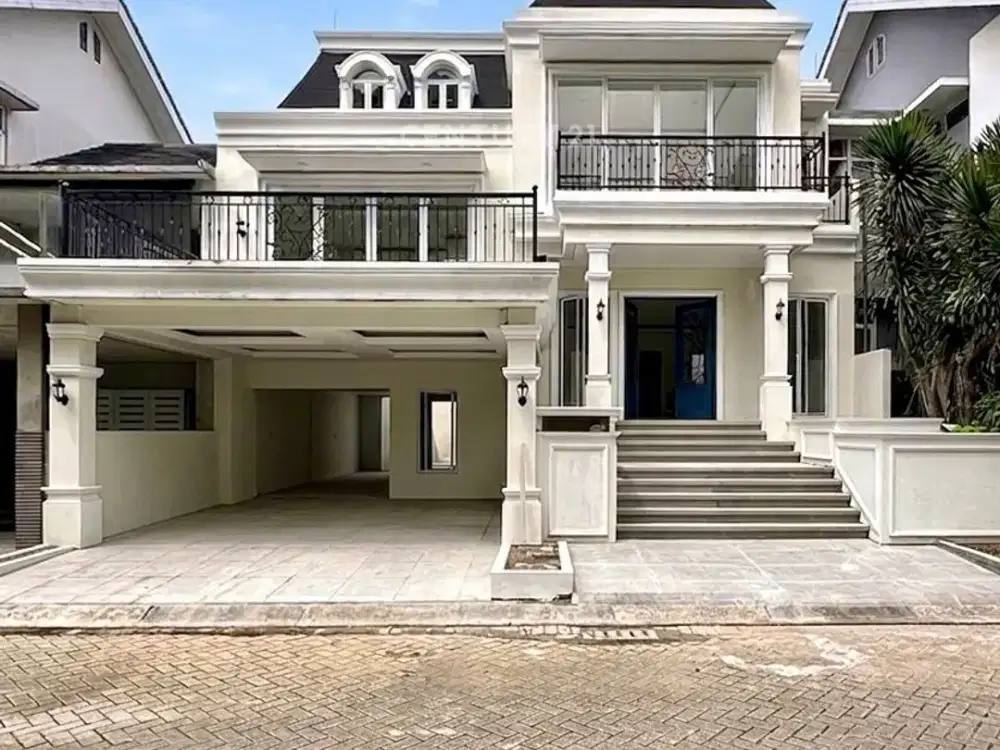 Dijual Rumah Mewah American Classic Kebayoran Bintaro Hadap Taman