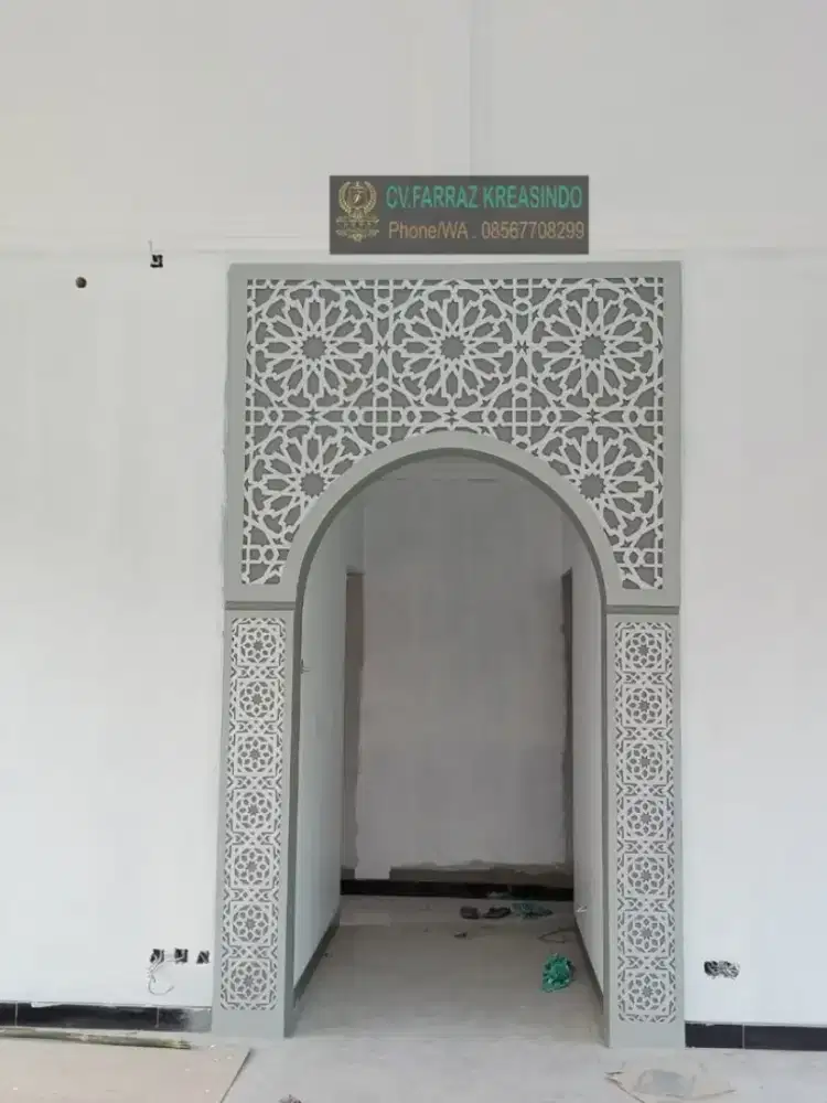 Mihrab Mushola Masjid Bisa Custom Ukuran Jabodetabek