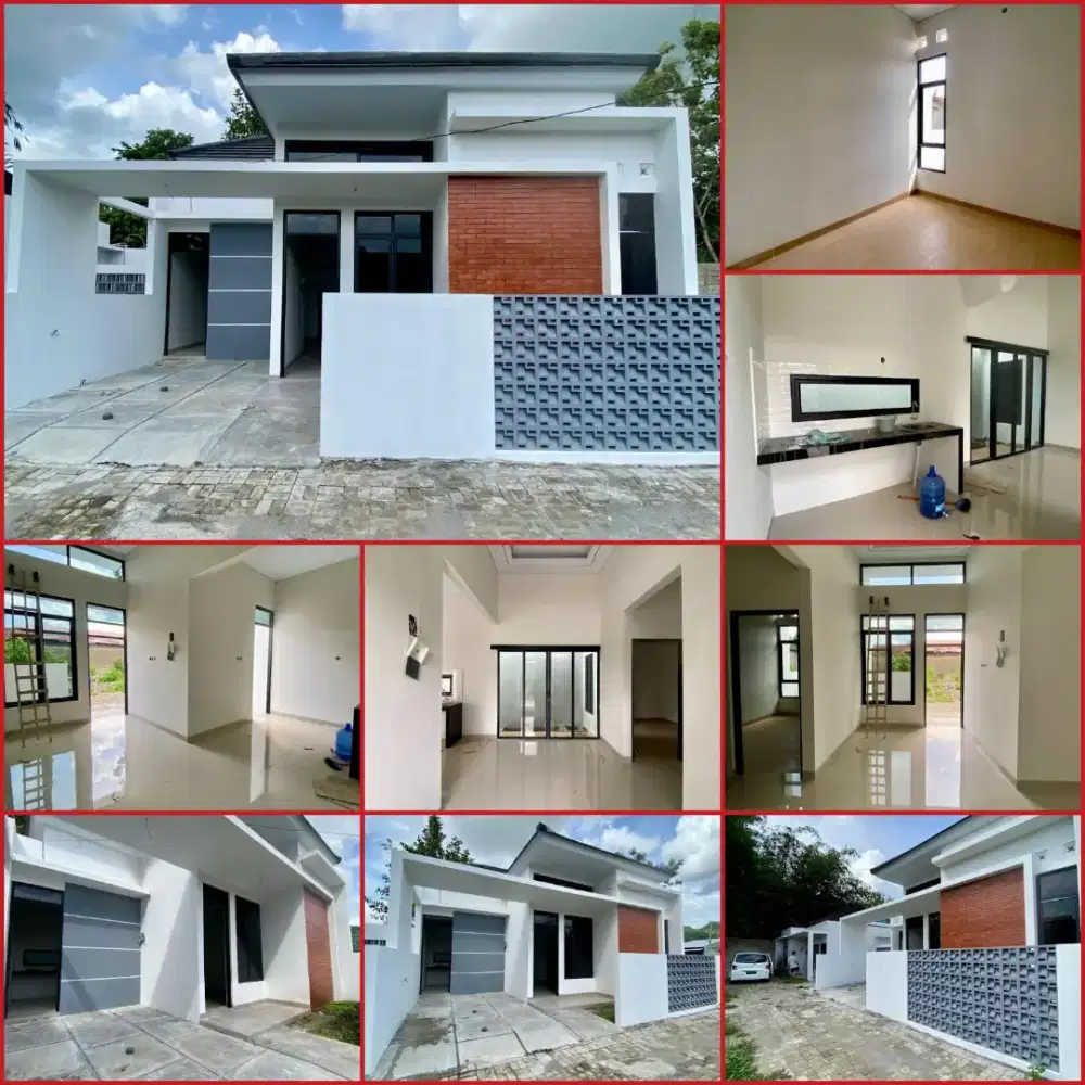 RUMAH BARU SIAP HUNI COCOK UNTUK PASUNTRI BARU,KELUARGA KECIL