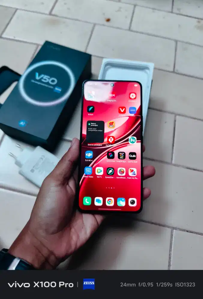 Vivo v50 fulset versi tertinggi 512/12 gb murah