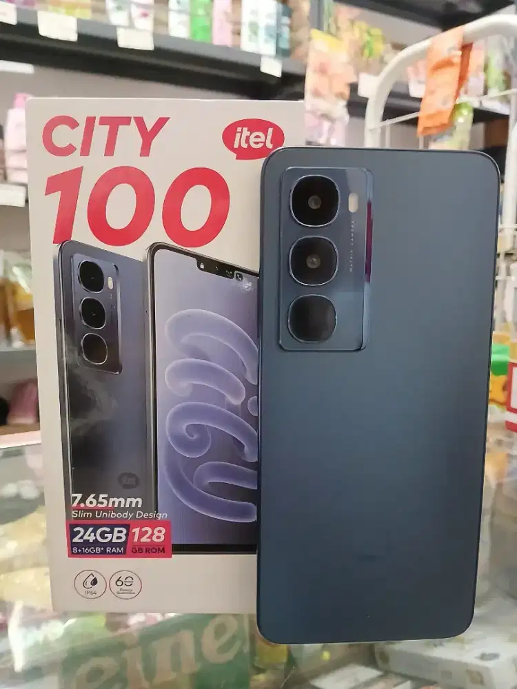 Itel city 100 ram 24GB/128 GB