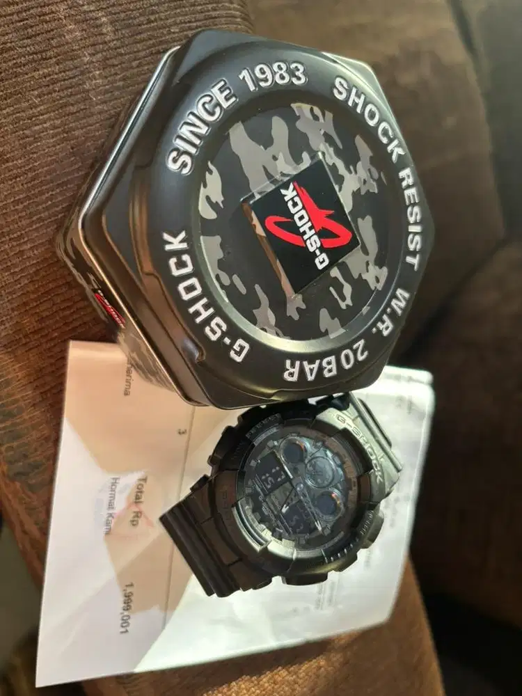 Dijual jam tangan gshock original warna hitam