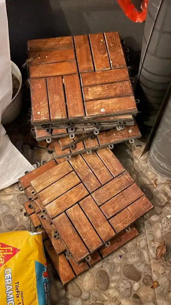 DECKING TILE KAYU JATI (second)
