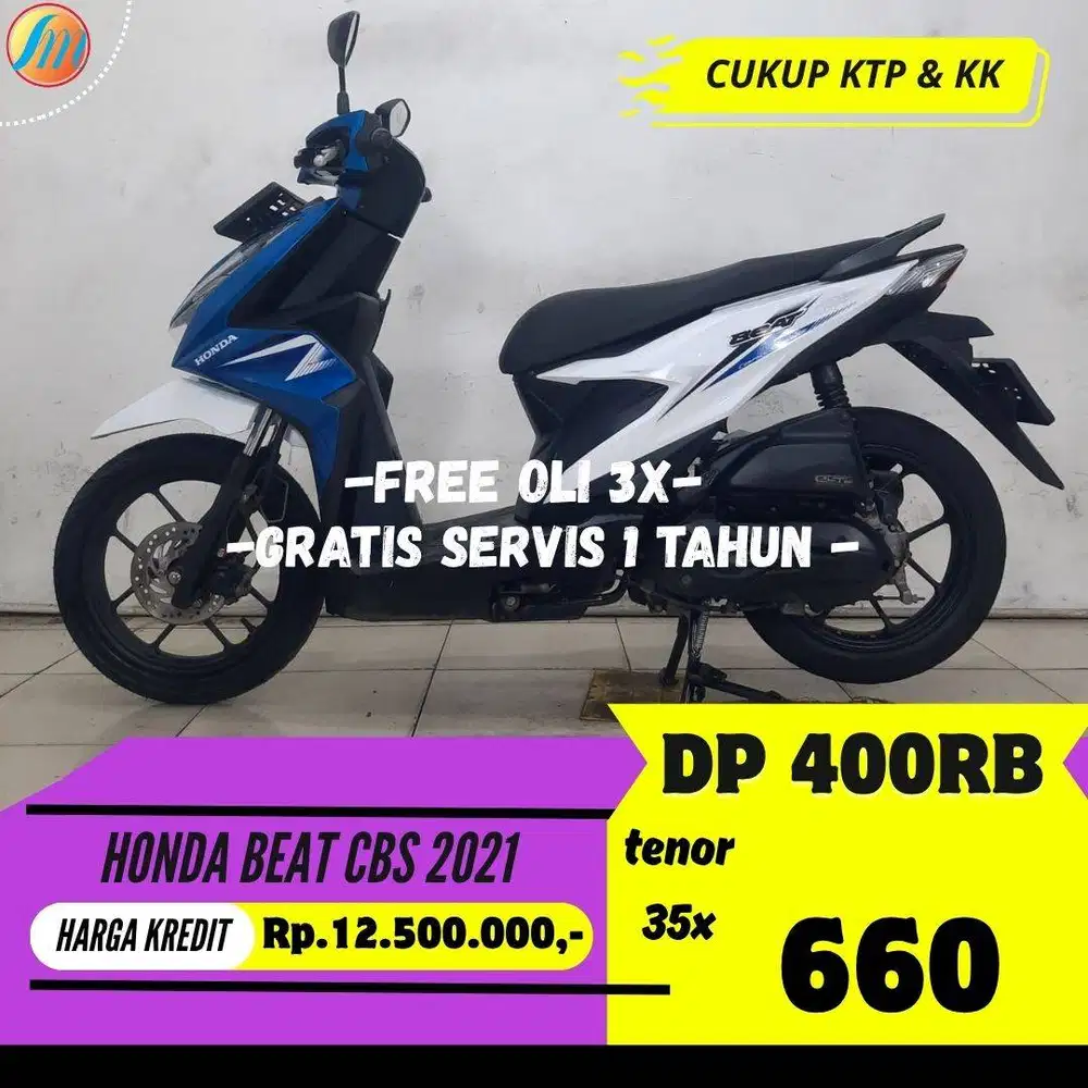 DP CUMA 400RIBU KREDIT HONDA BEAT CBS 2021 ANGSURAN SANGAT RENDAH