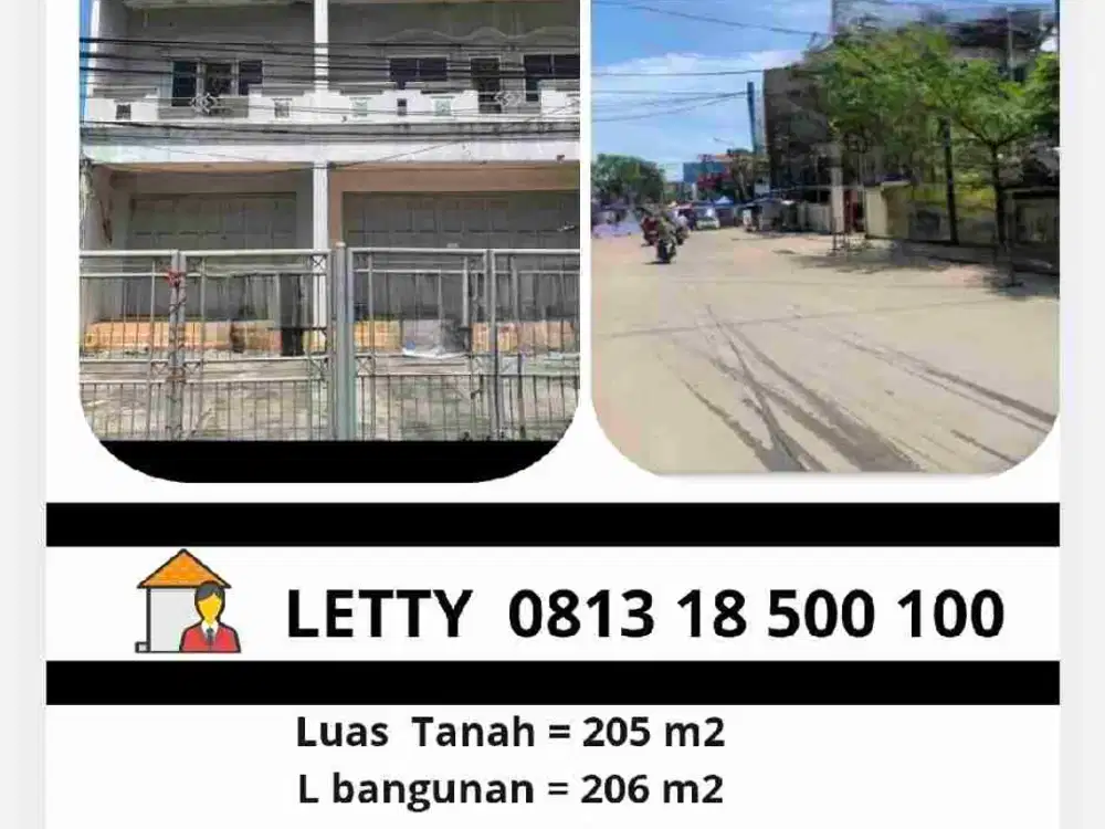 Ruko 2 Lantai Labuan Banten Lokasi Strategis Jalan Utama