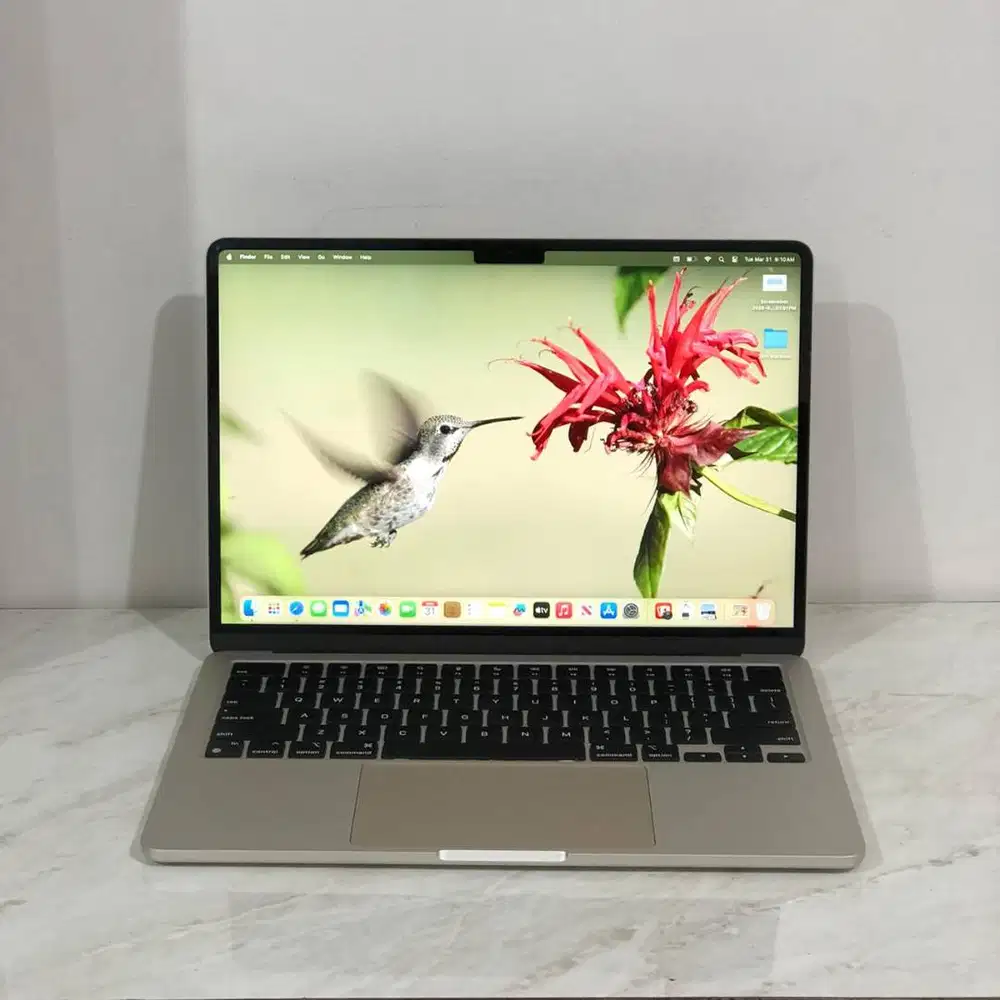 Macbook Air M2 2022 Gold 13inch Layar Retina RAM 8GB//256GB ALL NORMAL