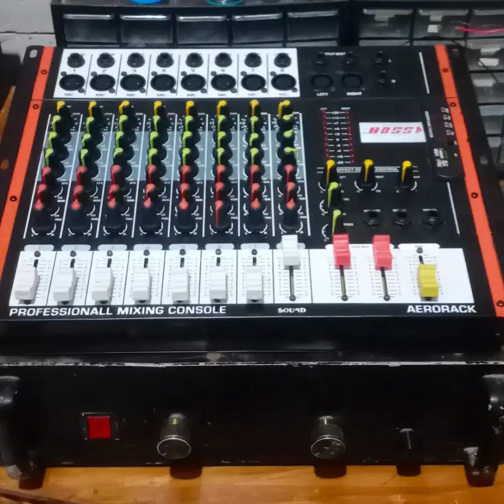 Power ampli 10amp +mixer bossa