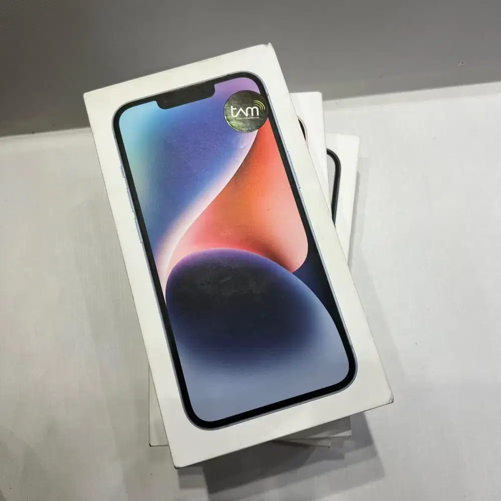 iphone 14 128 blue resmi ibox new segel