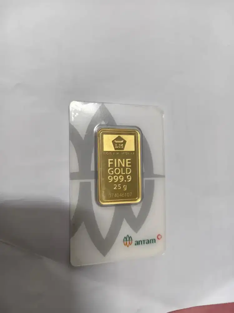 Dijual antam 25gr logam mulia tahun 2024