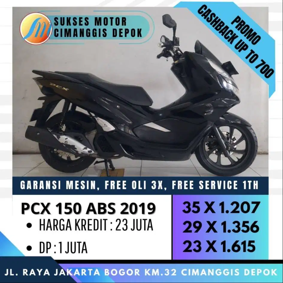 PCX 150 ABS 2019 MULUS KUNCI 2 CASH KREDIT DP 1JUTA [SUKSES MOTOR]