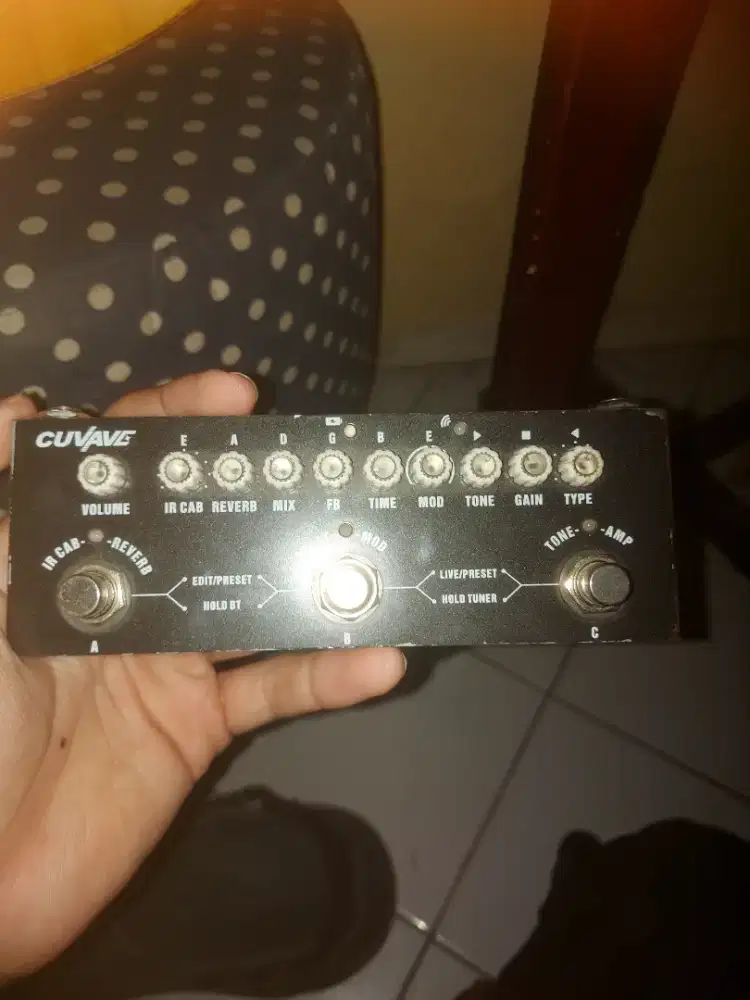 efek gitar cube baby second mvave cuvave