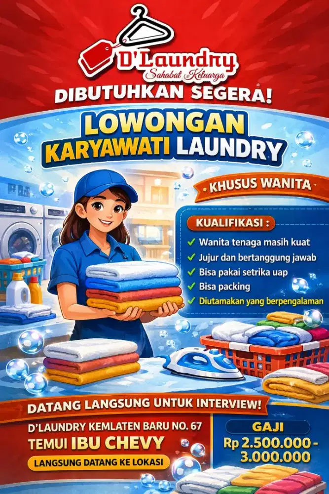 Karyawan Laundry