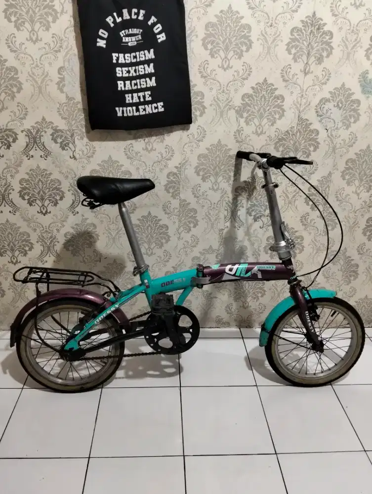 Sepeda lipat ukuran 16 untuk umur 5-17 tahun