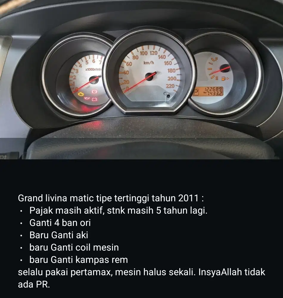 Nissan Grand livina 2011 Bensin