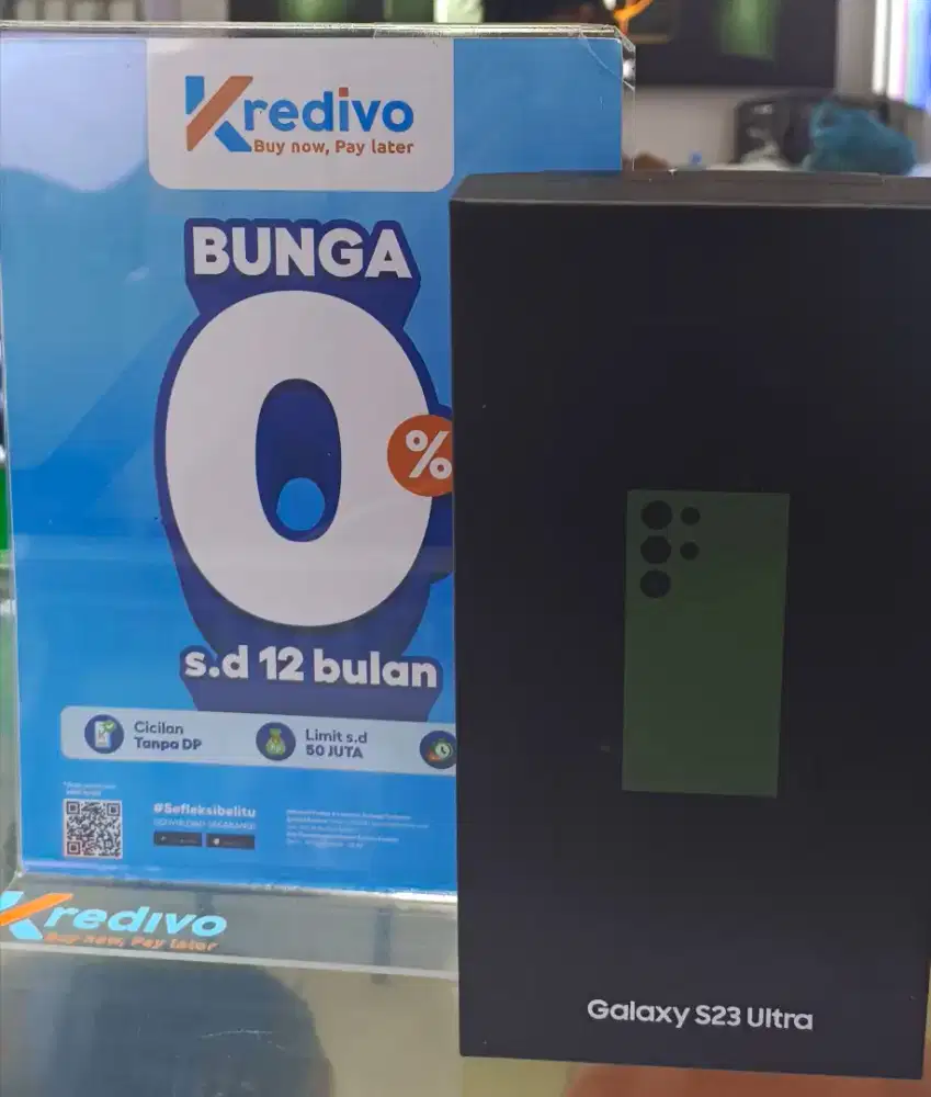 samsung S23 ultra ram 12/256gb fullset no minus garansi resmi