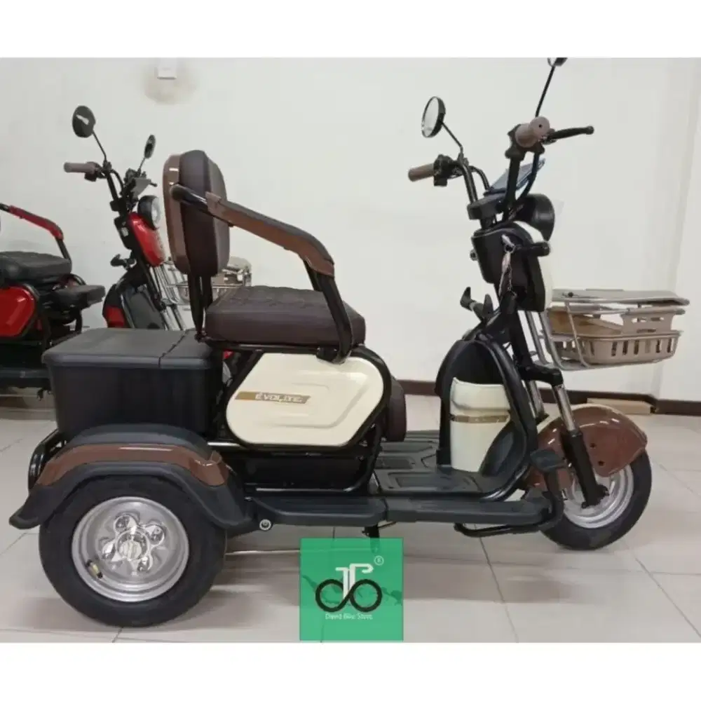 Dijual sepeda listrik roda 3 merk evolite