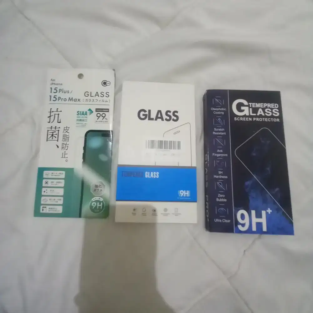 Borongan temple glass 3 pcs pro 15max