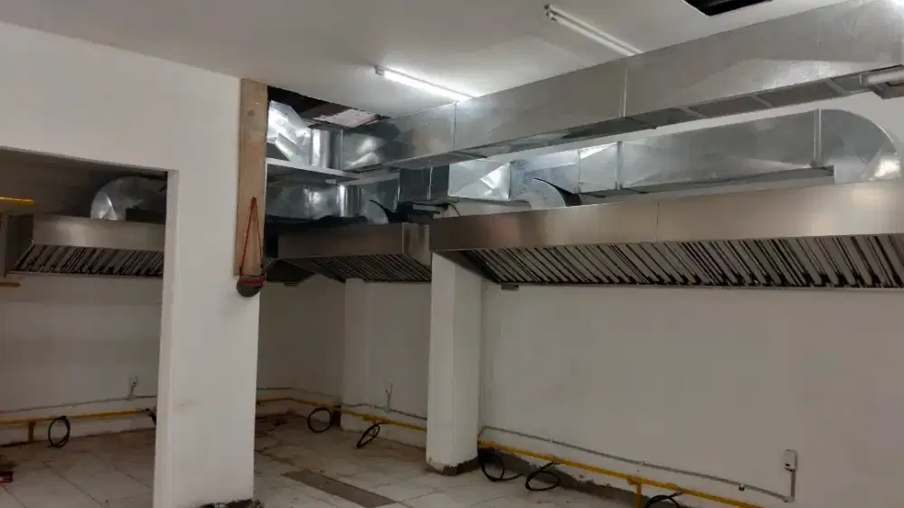 Exhaust hood stainless steel