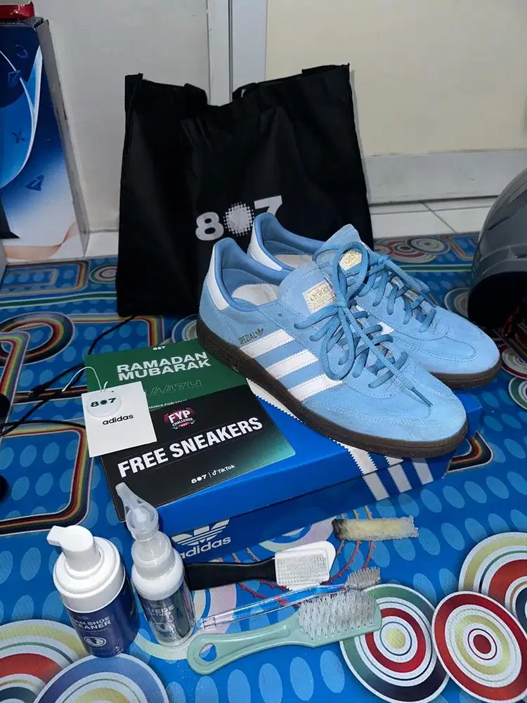 Adidas spezial, light blue size 43