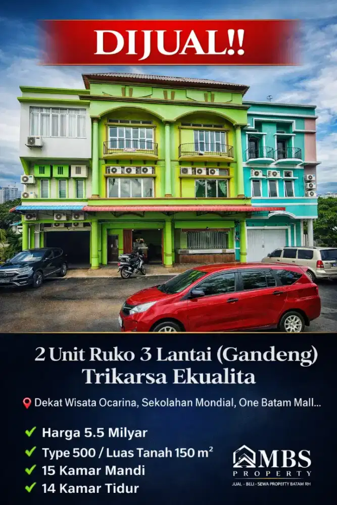 Ruko di ring 1 pasir putih batam centre