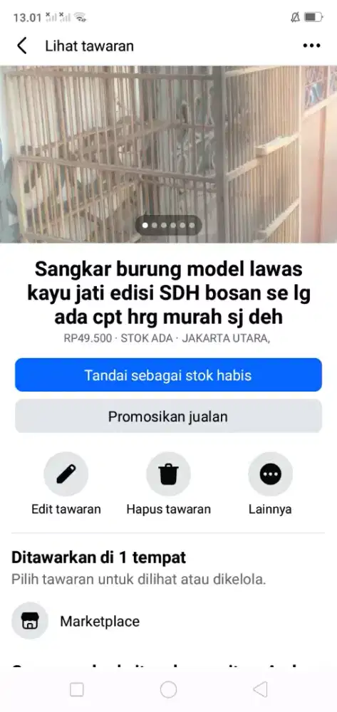 Sangkar burung serba guna kond utuh MLS mgkn ada yg tertarik murah sj