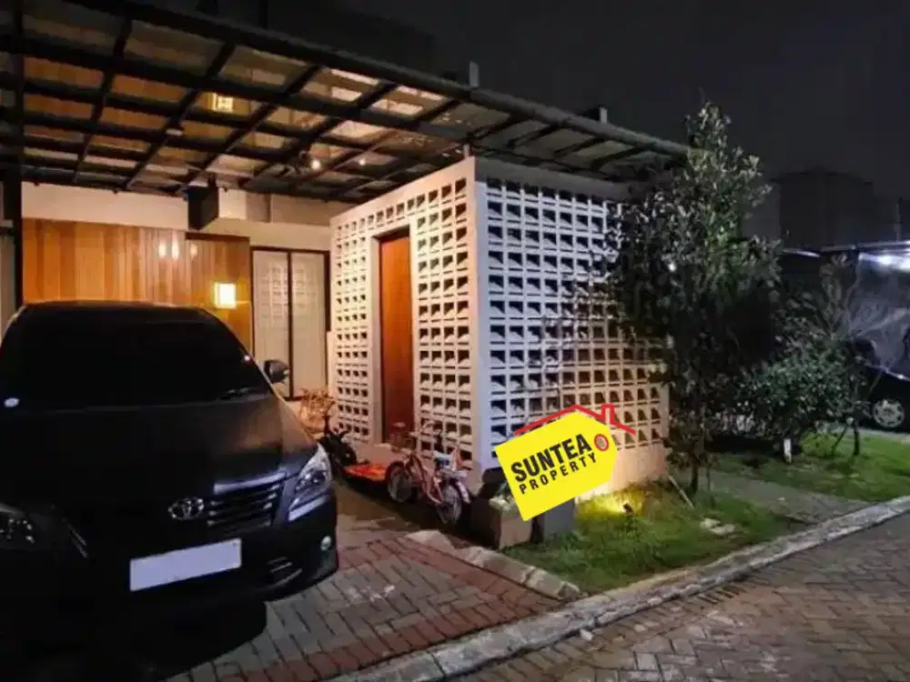 Disewakan Cepat Rumah Modern Estetik Semi Furnished Rapih Siap Huni di U Ville Bintaro