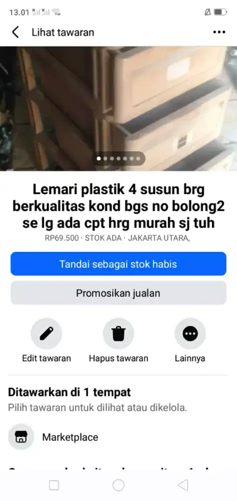 Lemari plastik berkualitas serba guna kond bgs mgkn ada yg perlu murah