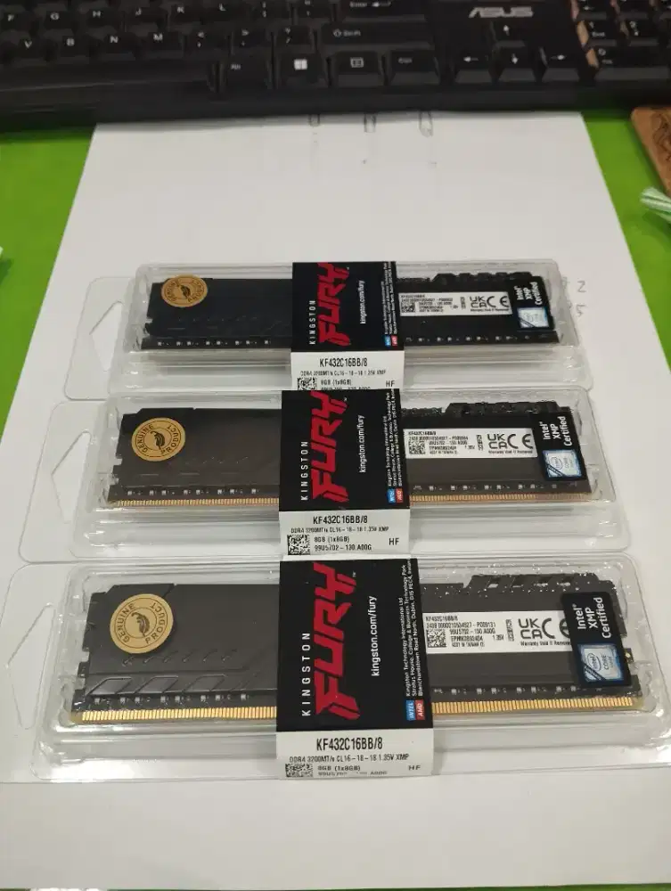 Ram kingston fury beast 8gb 3200, ddr4