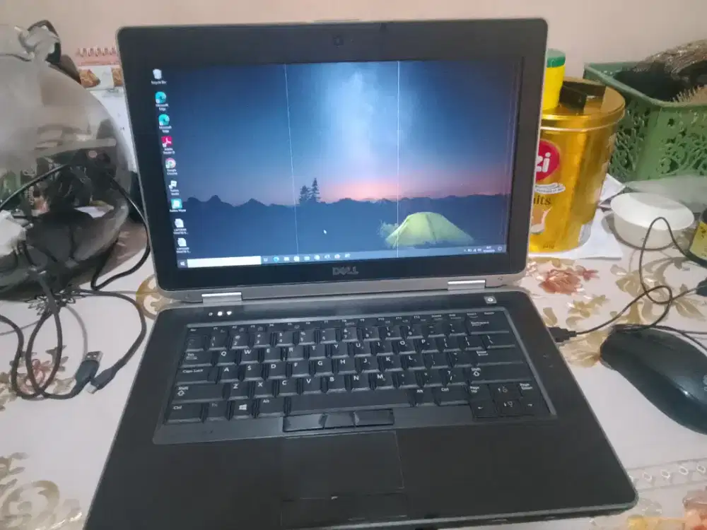 Jual laptop dell core i5 plus ada tasnya