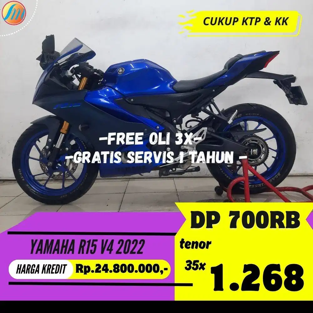DP 700RIBU YAMAH AR15 V4 2022 ANGSURAN SANGAT TERJANGKAU BERGARANSI