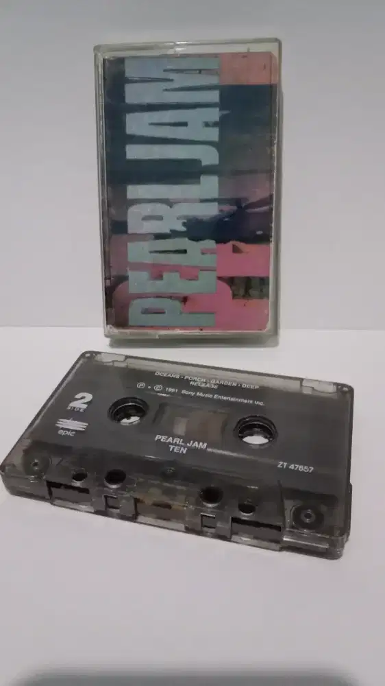 Kaset pearl Jam lemes covernya minusnya