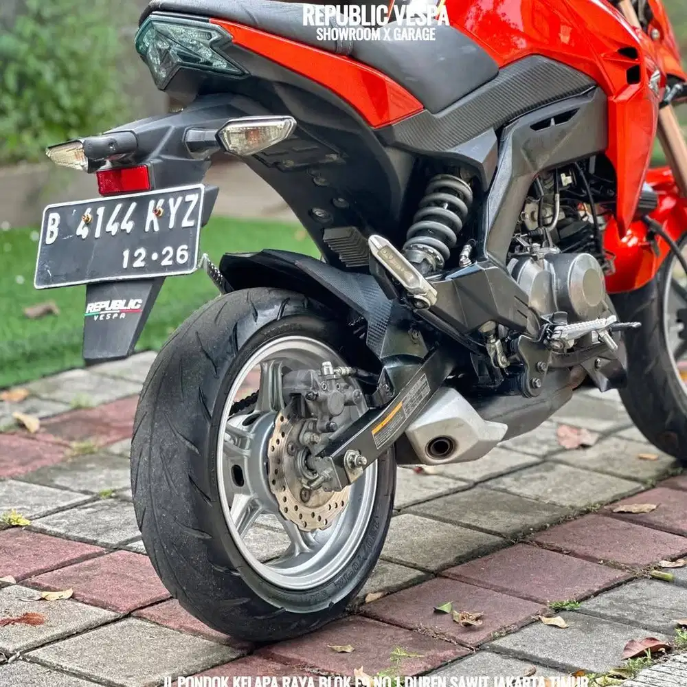 Kawasaki Z125 Pro Tahun 2016 Warna Orange Rare Item