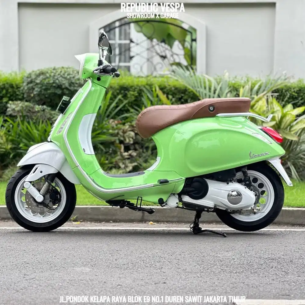 Piaggio Vespa Primavera 150 Th 2015 WARNA HIJAU PERFECT CONDITION
