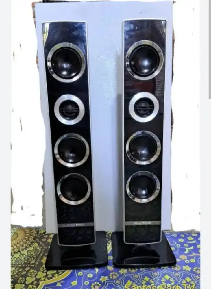 Speaker pasif tower Polytron original ukuran LED TV 40 Inc