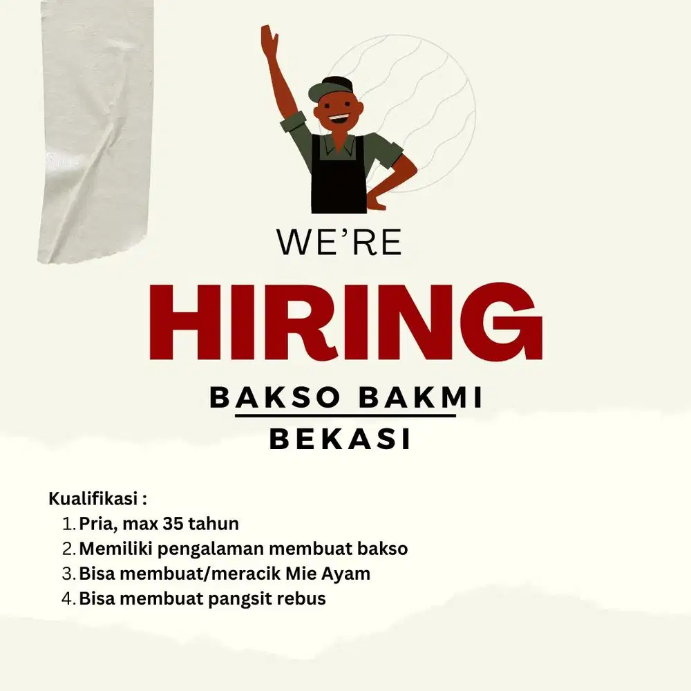 Lowongan Bakso Bakmi