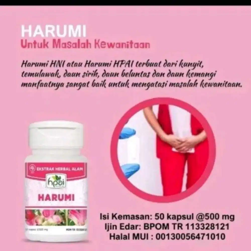 Harumi HNI - Solusi Herbal Alami Untuk Kesehatan Kewanitaan