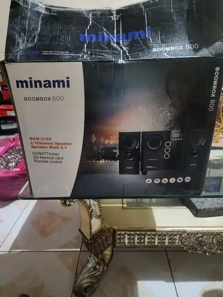 Speaker bluetooth super bass minami