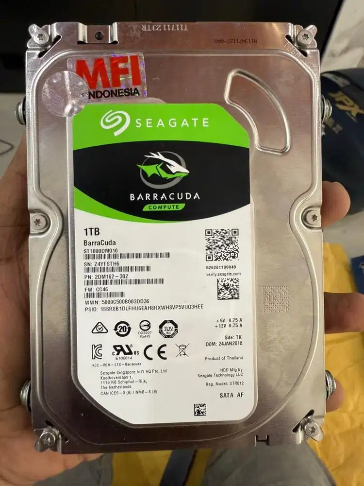 Hardisk 3,5 inch Seagate 1 tb