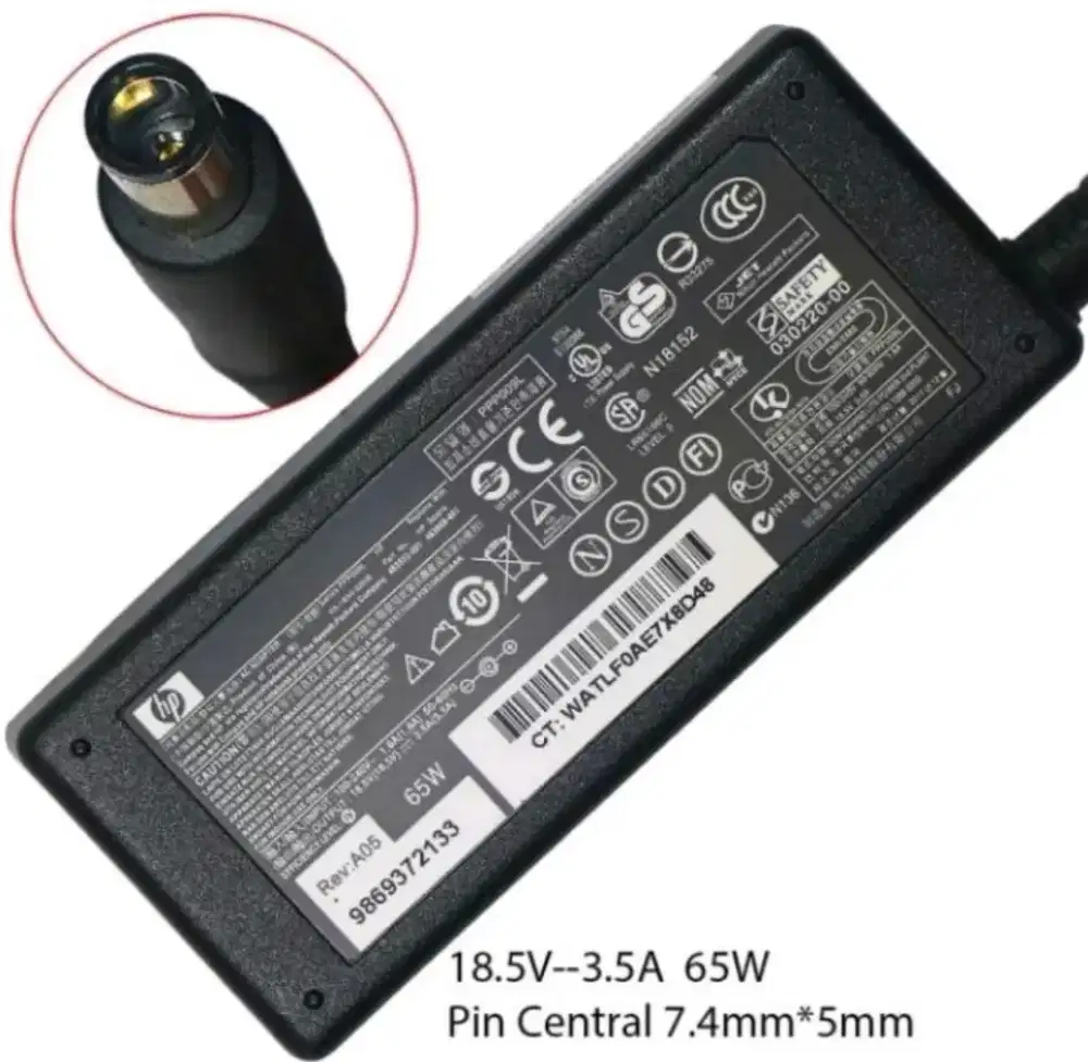 Adaptor charger laptop hp CQ40 CQ42 CQ43 CQ45 HP1000 G4 G43 G430 ORI