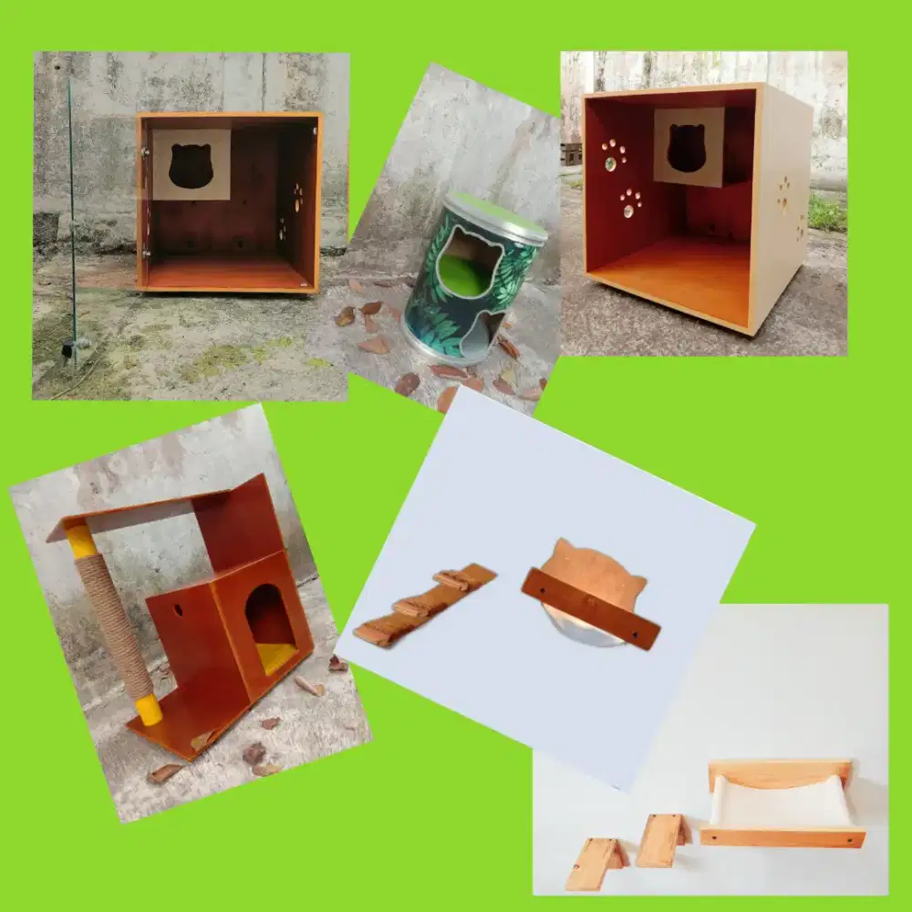 Diborongkan 6 unit lemari kandang kucing baru