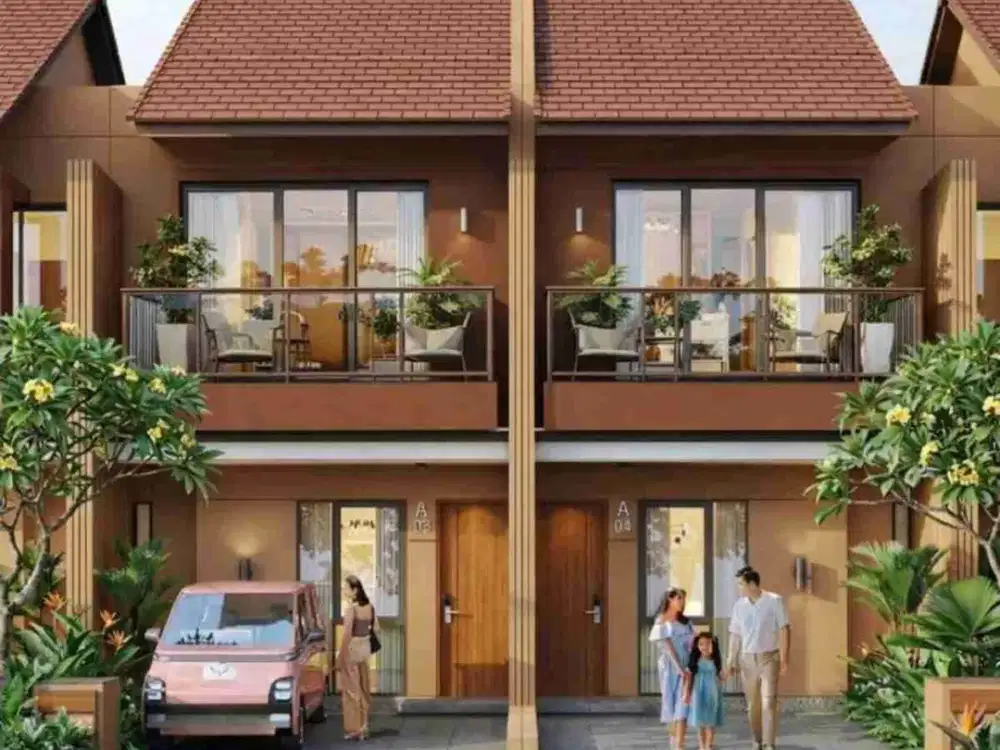 rumah baru 2 lantai ada balkon di cluster NEORA by metland menteng cakung Jakarta timur