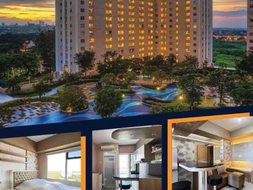 sewa murah apartment EDUCITY 2BR full furnished ocean view