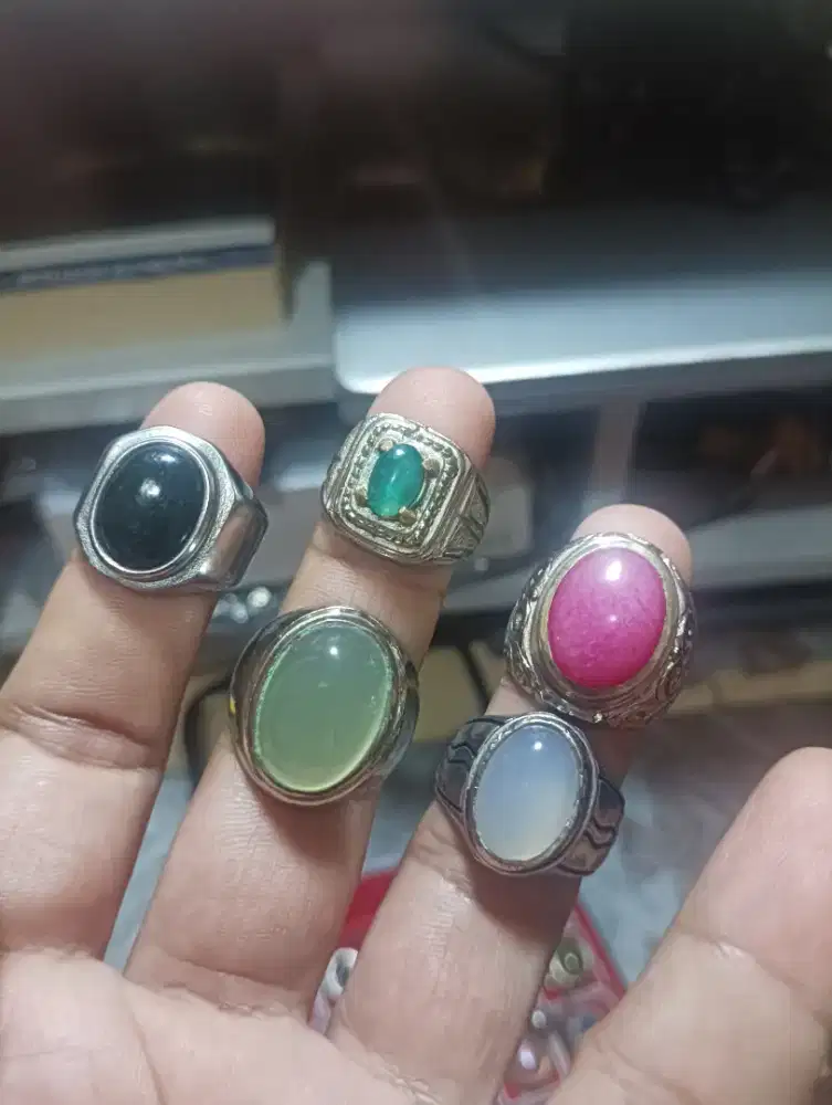 Batu akik Natural 5 batu 100 rb