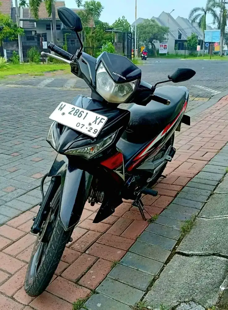 Supra X 125 Fi Double Cakram 2014 Pajak Hidup Tgn-1 Plat W Sda Kota
