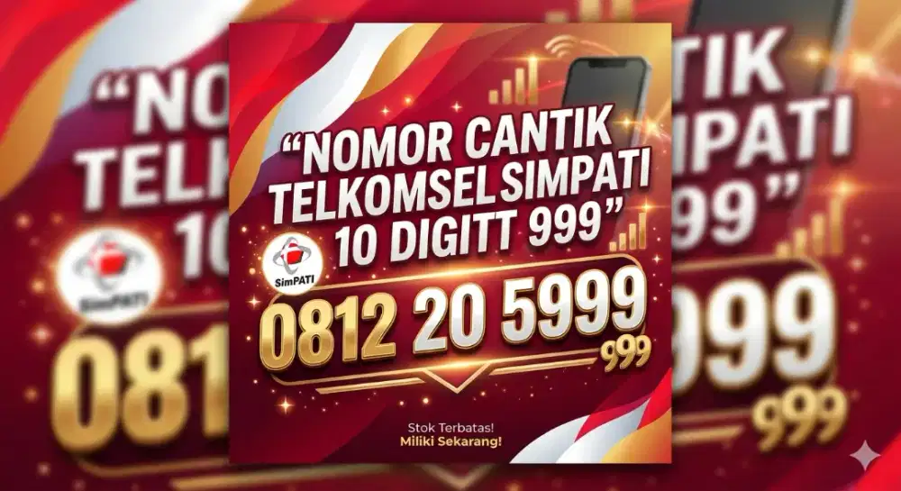 Nomor Cantik Simpati 10 Digit Telkomsel 999