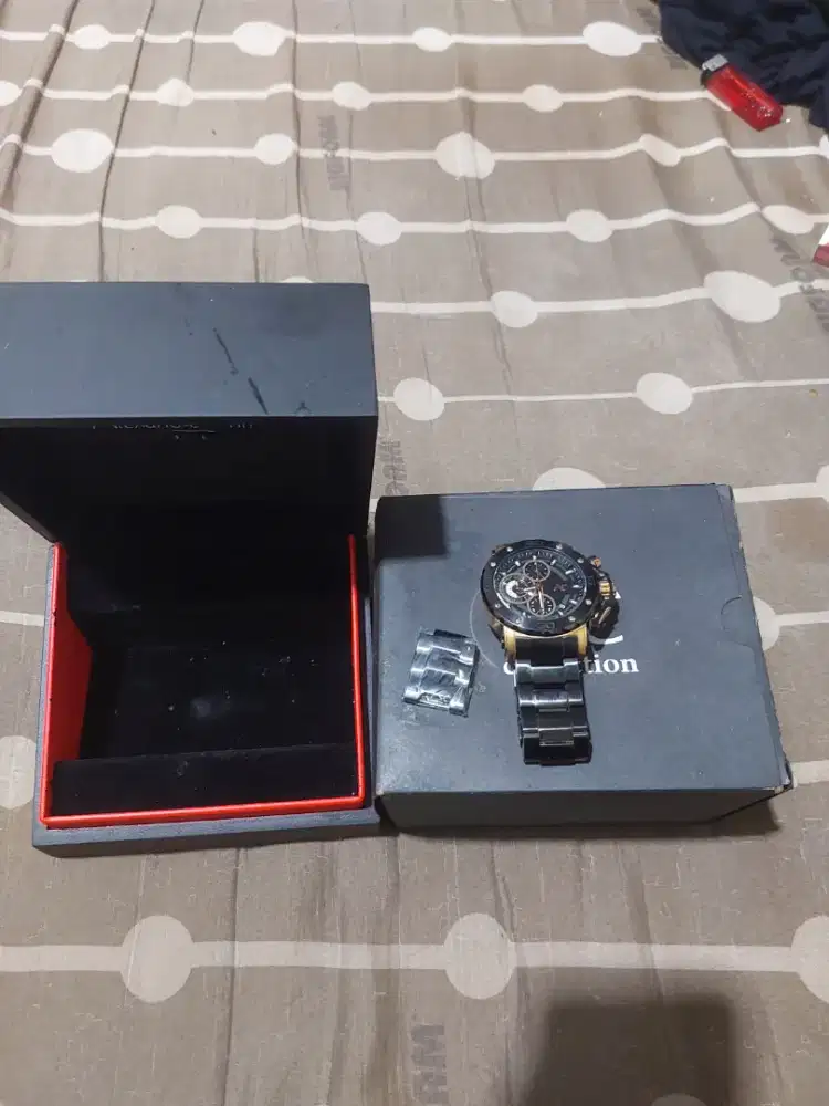 Jual Jam AC type 9205 Black Gold