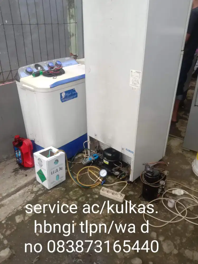 bengkel pendingin ruangan, ac. kulkas