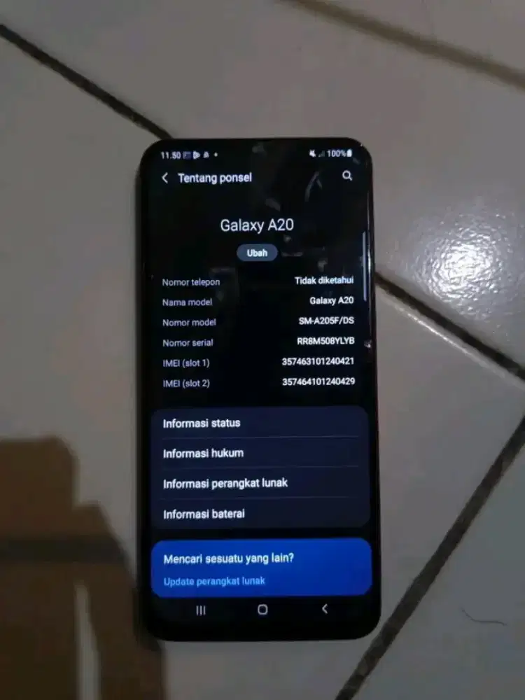 Samsung galaxy a20 3/32