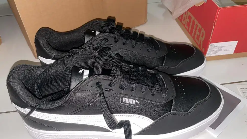 puma black new shoes