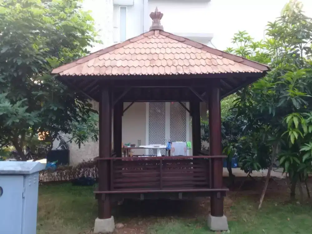 Jasa buat gazebo.